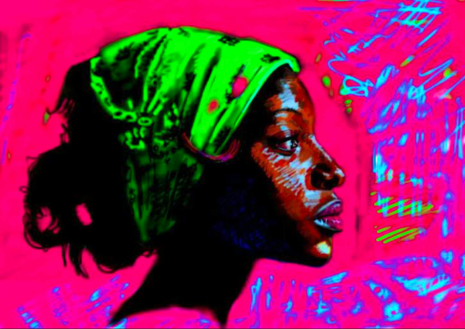AcheterPeter Klashorst - African Lady? Enchérissez de 80!