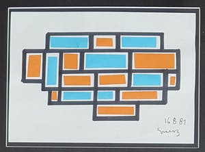 Siep van den Berg - Collage op papier kopen? Bied vanaf 125!