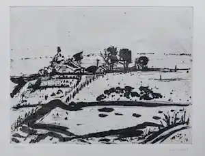 Jan Wiegers - Noord Nederlands landschap verkauft für € 90!