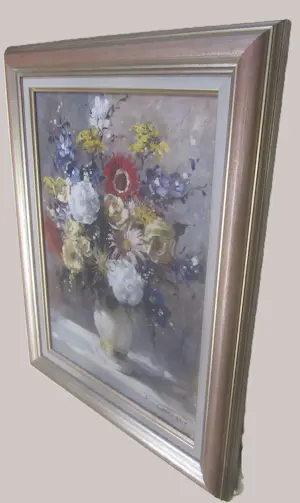 Simon van Gelderen - Zomerboeket in witte vaas kopen? Bied vanaf 220!