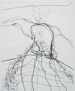 Hans Abbing - Ets: Naakt - 1989 verkocht voor € 50!