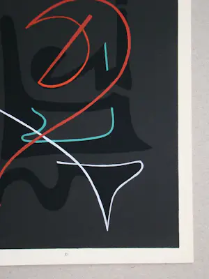 Cesar Domela - Abstracte compositie - 1952 - Sjabloon in gouachekleuren kopen? Bied vanaf 100!