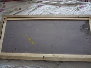 George Heidweiller - Zeefdruk op doek opgeplakt op karton. Titel, "Corona". kopen? Bied vanaf 150!