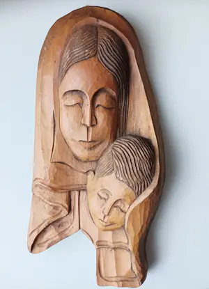 Niet of onleesbaar gesigneerd - Madonna met Kind kopen? Bied vanaf 10!