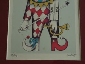 Jakub Krejci - Litho , Nar met trompet – 1986 kopen? Bied vanaf 20!