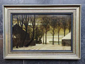 Jac Zwijsen - Hollands winterlandschap - Olieverf op paneel kopen? Bied vanaf 30!