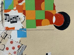 Sam Middleton - kleurenzeefdruk - 'Composition III' - 1997 kopen? Bied vanaf 70!