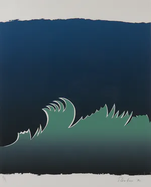 Wally Elenbaas - Zeefdruk, Het groene gras - Ingelijst kopen? Bied vanaf 50!