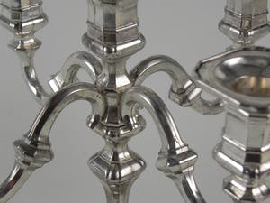 Curiosa - 4- armige verzilverde BMF kandelaar kopen? Bied vanaf 1!