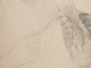 Willem Vaarzon Morel (sr.) - Vrouw aan herstelwerk - Tekening kopen? Bied vanaf 1!