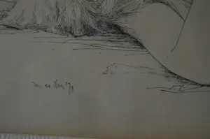 Jan de Haas - 'Naakt' Tekening. kopen? Bied vanaf 75!