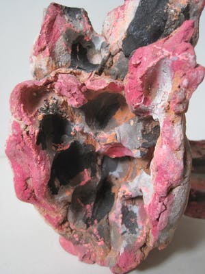 Erwin de Vries - Bijzondere handbeschilderde aardewerk sculptuur Abstract - gesigneerd kopen? Bied vanaf 20!