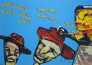 Herman Brood - Zeefdruk, Goofballs - Ingelijst (Groot) kopen? Bied vanaf 250!