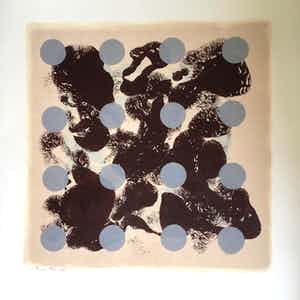 Marja Milo - Gemengde techniek , Unica , gesigneerd a.p. verkocht voor € 45!