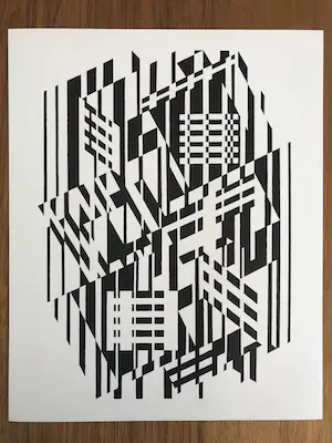 Victor Vasarely - 2 offset lithos - AFA en CALCIS - 1973 kopen? Bied vanaf 35!