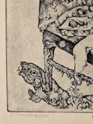 Ab Steenvoorden - Typische AS droge naald ETS "Hommage a/d ouderdom" bep. oplage (50) kopen? Bied vanaf 28!