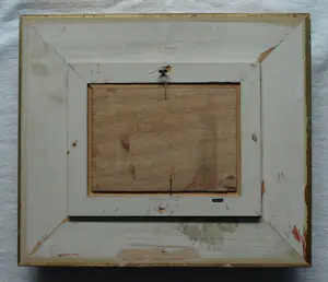 Jens Joppe - Miniatuurschilderij “Schepen” , olieverf op panneel - ingelijst – 13 x 18 cm. kopen? Bied vanaf 100!