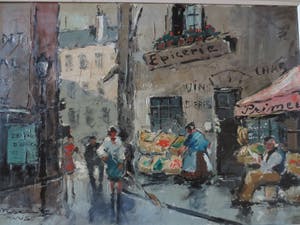 Gerard Roemers - Stadsgezicht Parijs ca 1950. kopen? Bied vanaf 250!