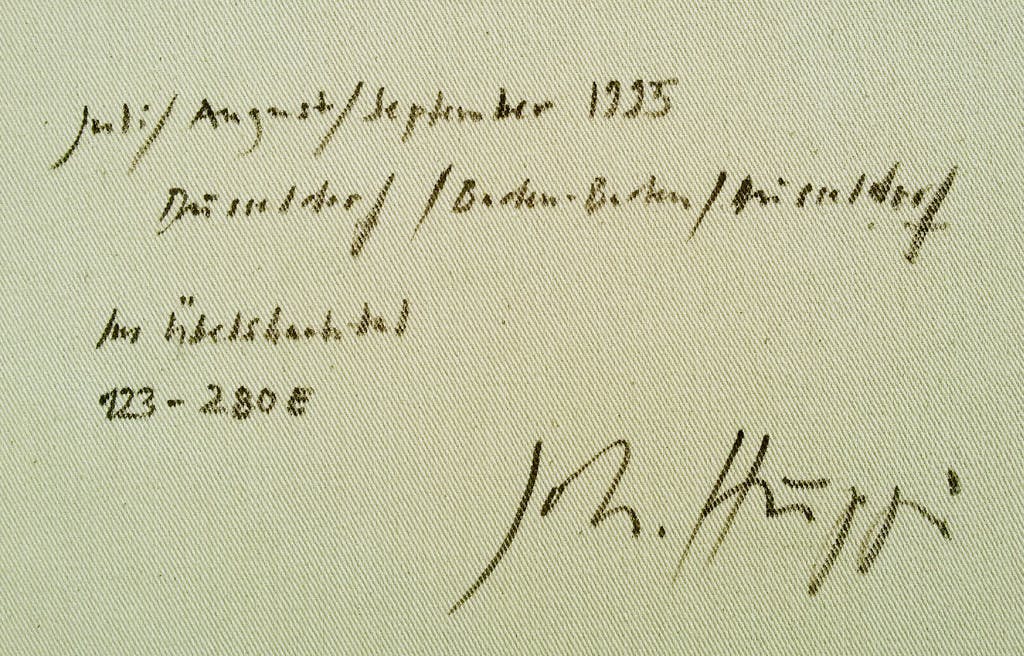 Johannes Hüppi - Im Übelshochtal, olieverf op doek (mooi ingelijst) kopen? Bied vanaf 2950!