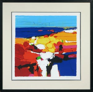 Frank Lejeune - Zeefdruk, First visit Toscana - Ingelijst kopen? Bied vanaf 35!