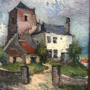 Walter Neuhof - Oude kerk van Gulpen. kopen? Bied vanaf 125!