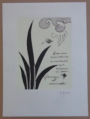 Georges Braque - LOT VAN 2 STUKS / ZW-W LITHO / 60x45cm kopen? Bied vanaf 45!