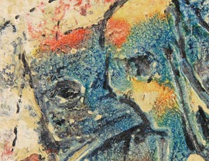 Bram Pihl - Olieverf op paneel, Pasteuze abstracte compositie kopen? Bied vanaf 100!