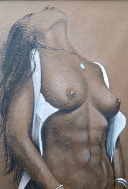 Niet of onleesbaar gesigneerd - Gesigneerd: Zoeteweij - Naakt II kopen? Bied vanaf 1!