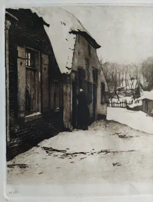 Willem Witsen - Dorpsbuurt, de Driehoek te Ede kopen? Bied vanaf 325!