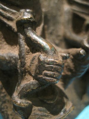 Benin - Bronzen muurplaquette. kopen? Bied vanaf 85!