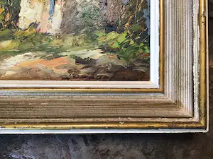 Niet of onleesbaar gesigneerd - Huis op heuvel. kopen? Bied vanaf 1!