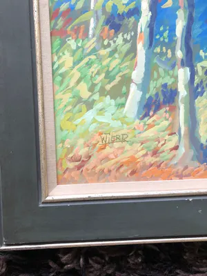 Joub Wiertz - lente in het bos (te Overijssel?) kopen? Bied vanaf 125!