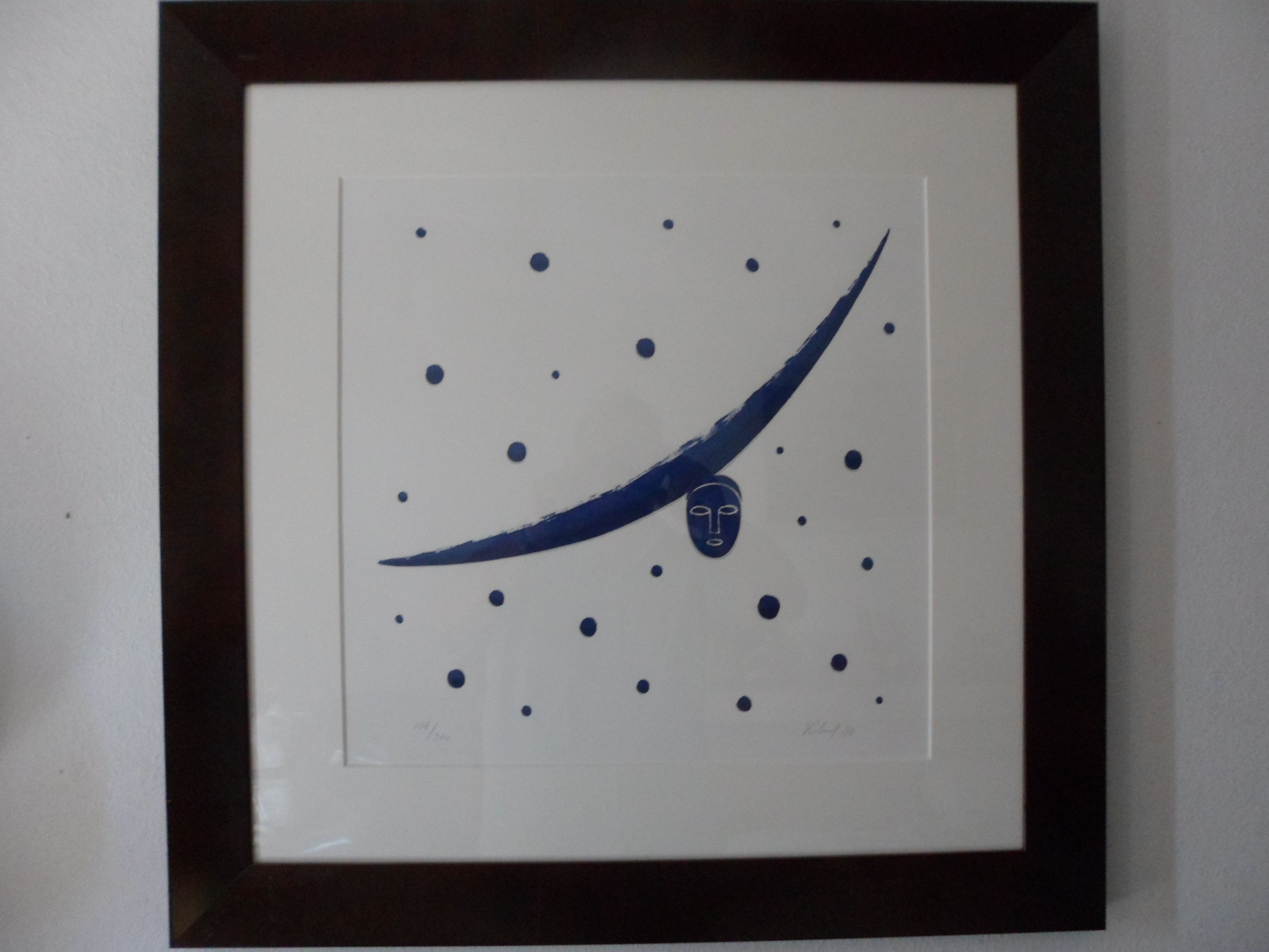 Ton Klop - Litho op papier: Zonder titel verkocht voor € 30!