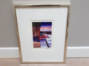 Ton Schulten - Zeefdruk 20/20 - Huisje in besneeuwd landschap kopen? Bied vanaf 199!