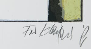 Fon Klement - Zeefdruk, Zonder titel kopen? Bied vanaf 20!