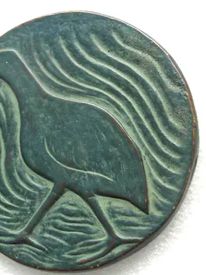 Barbara de Clercq - Grote bronzen penning , Koeten – 2000 – Ø 9½ cm. kopen? Bied vanaf 50!