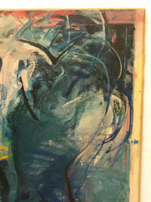 Frank van Eijndhoven - Acryl op doek , Naakt 2 – 1977 – 115 x 100 cm. kopen? Bied vanaf 150!