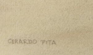 Gerardo Pita - Potloodtekening, Stilleven met aardewerk - Ingelijst kopen? Bied vanaf 750!