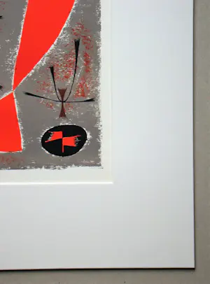 Gustave Singier - Abstracte compositie - 1955 - Originele lithografie - Mourlot kopen? Bied vanaf 150!