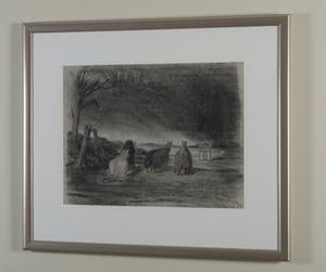 Carel Willink - Leeuw en Lama’s in landschap 1957 kopen? Bied vanaf 400!