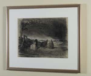 Carel Willink - Leeuw en Lama’s in landschap 1957 verkocht voor € 400!