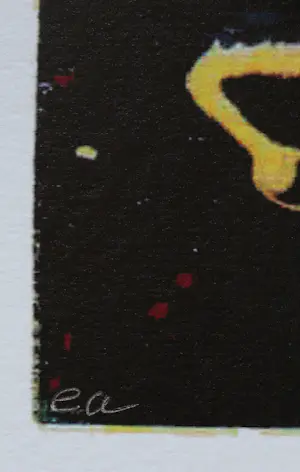 Herman Brood - zeefdruk: Devote (zeer groot!) kopen? Bied vanaf 750!