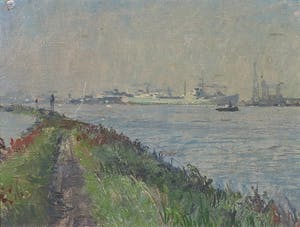 Josef Verheijen - (toegeschreven aan) - Olieverf op doek, Landschap - Ingelijst kopen? Bied vanaf 50!