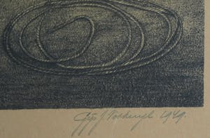 Gijs Voskuyl - Litho, “Jotter van Jaapje van Karel” - gesigneerd & ingelijst - 1949 kopen? Bied vanaf 1!