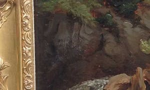 Willem Jan van den Berghe - B8202 - Berglandschap met rivier kopen? Bied vanaf 950!