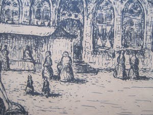 Niet of onleesbaar gesigneerd - Stadhuis Middelburg kopen? Bied vanaf 1!