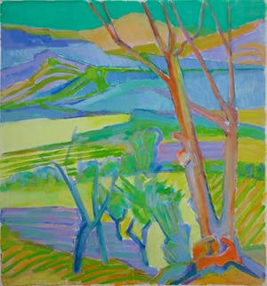 Joe Wols - Acryl op papier, Landschap III kopen? Bied vanaf 1!