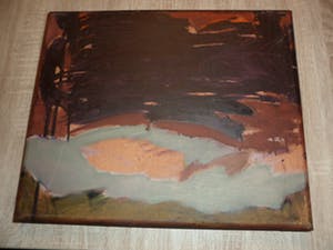 Petra Dekker - zonder titel, olieverf op doek 1989 in prima conditie kopen? Bied vanaf 30!