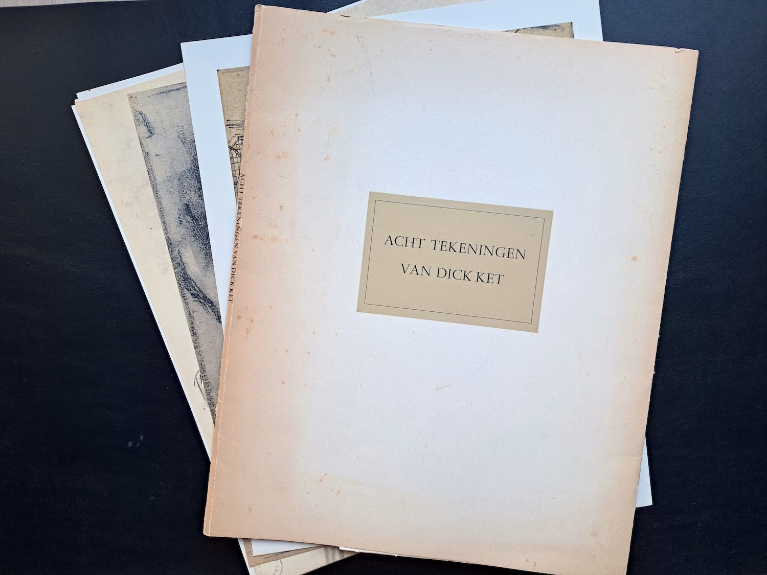 Dick Ket - "Acht Tekeningen van Dick Ket" | portfolio verkocht voor € 50!