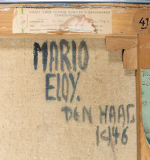 Mario Eloy - Gemengde techniek op doek, Keerpunt in één, twee, drie - Ingelijst (Groot) kopen? Bied vanaf 100!